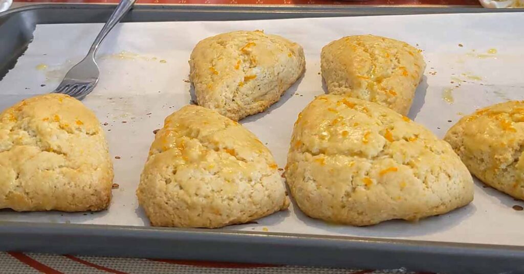 orange scones